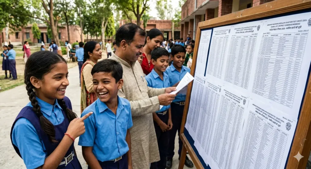 Navodaya 1st 2nd Merit List Result 2026 Pdf Download